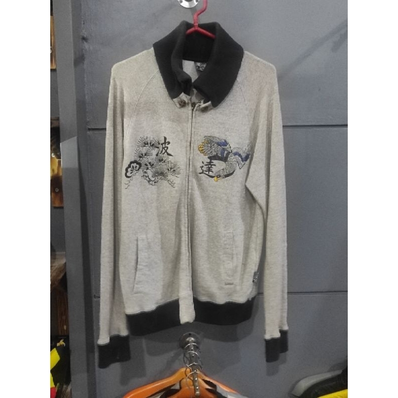 Jacket Sweater Motif Oriental Jepang (Sukajan)