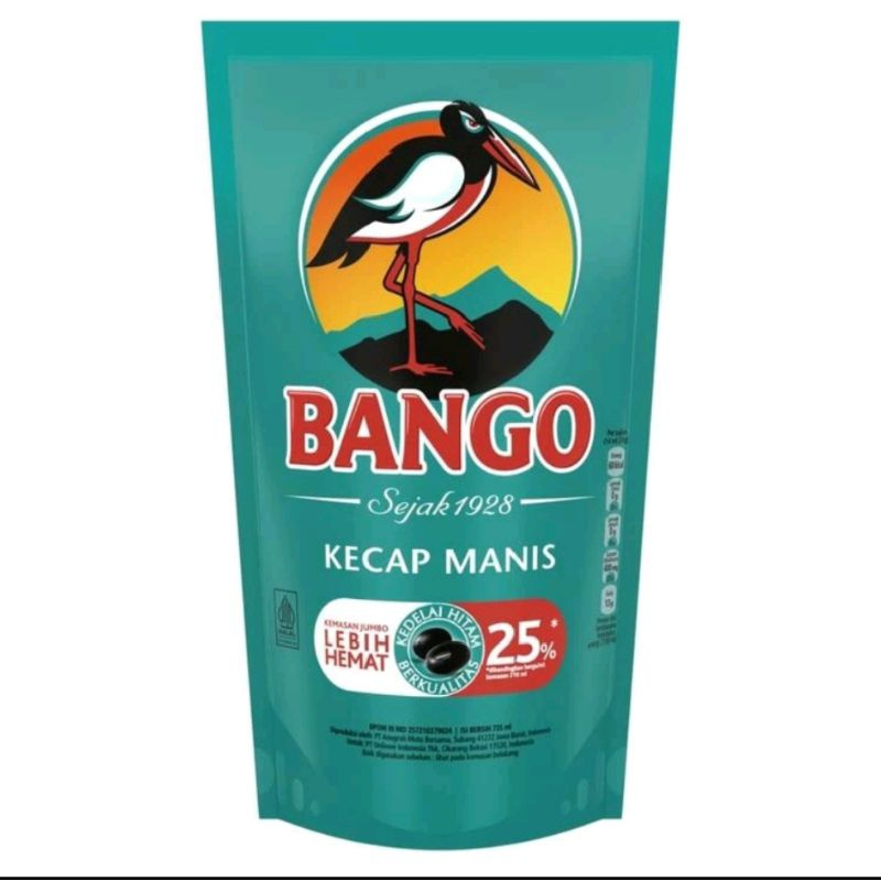 

Kecap manis bango Refill 1000g