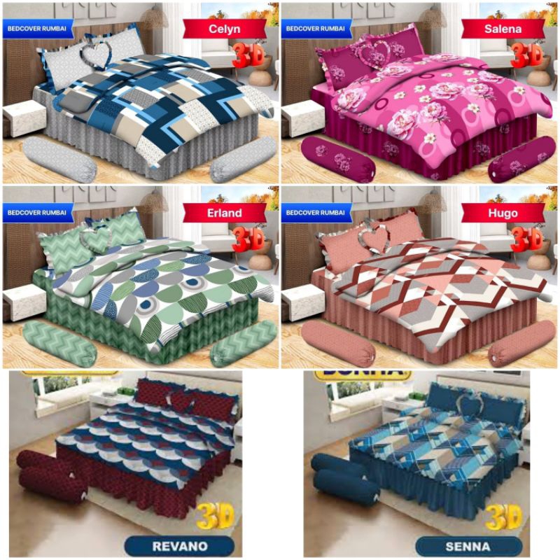 Bedcover Bonita RUMBAI ( 180x200 ) King Size