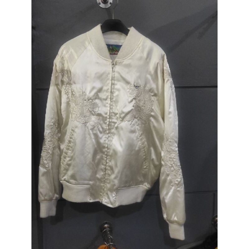 Jacket Fashion Sukajan Motif Macan Oriental Jepang Original (Satin)