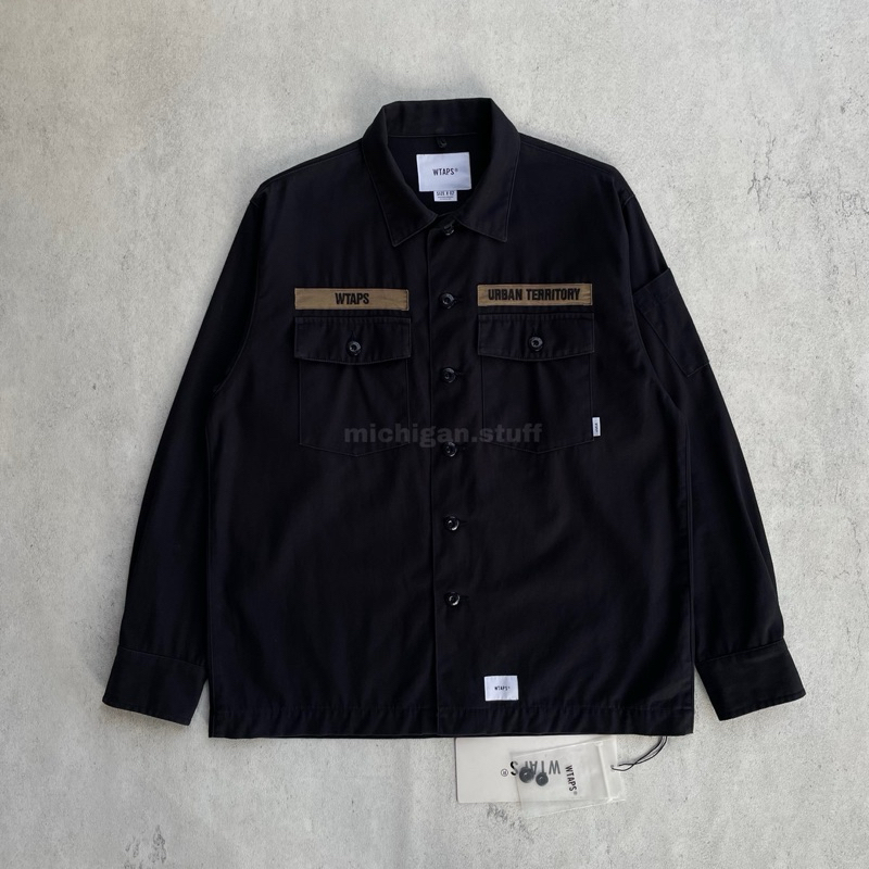 WTAPS BUDS LS SHIRT COTTON TWILL 2021