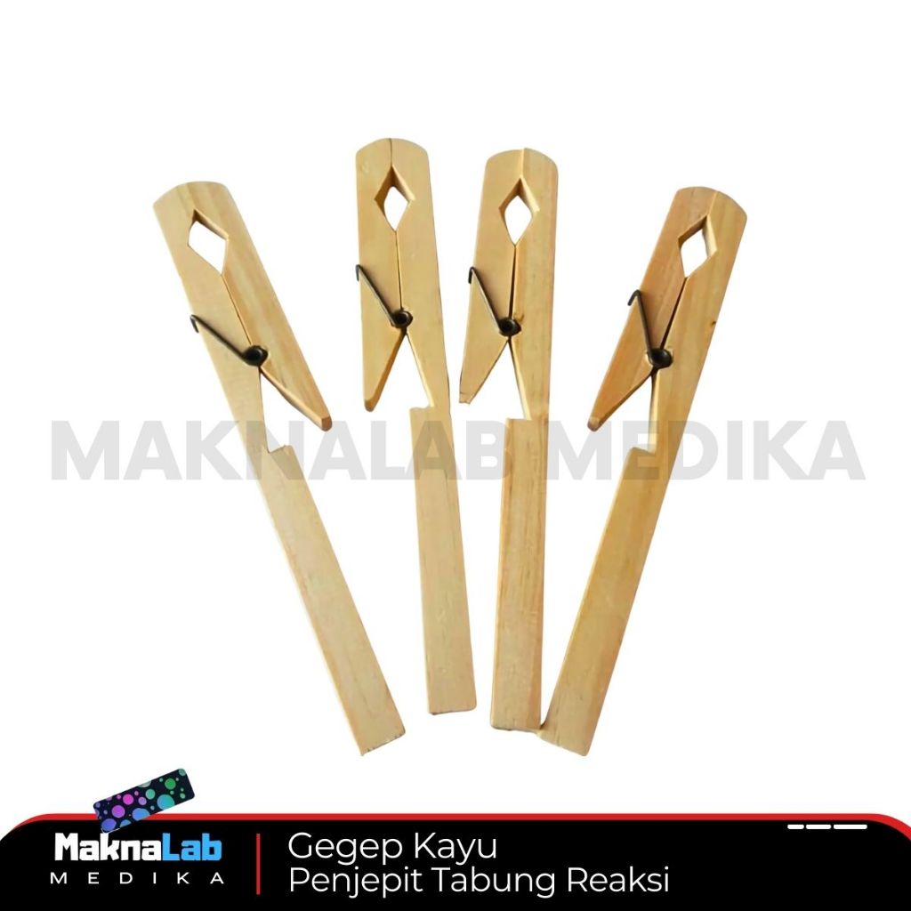 Gegep Alat Penjepit Tabung Reaksi l Jepit Tabung Reaksi - Kayu