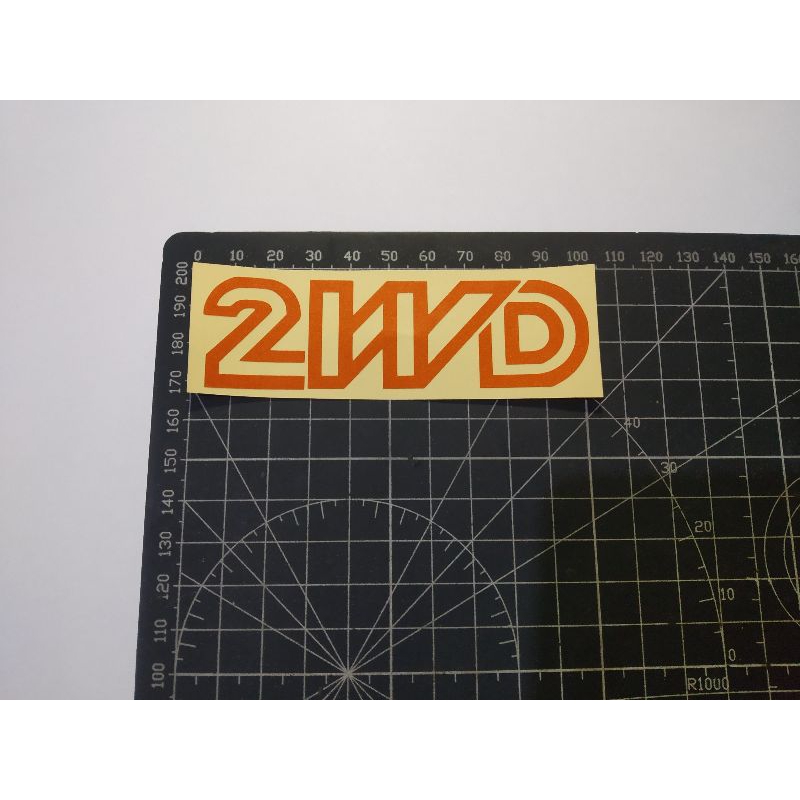 

stiker cutting 2wd