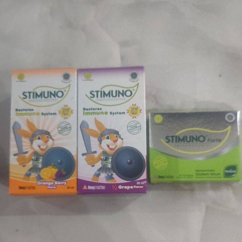 STIMUNO Forte 10'd & STIMUNO Syrup Orange Grape 60ml