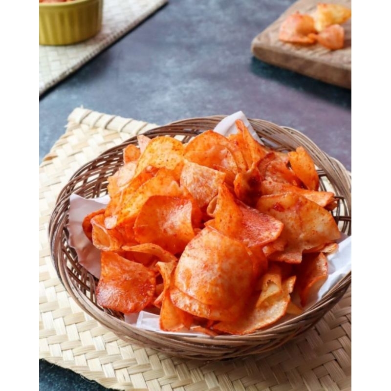 

Keripik singkong pedas manis // keripik singkong bawang // keripik singkong termurah