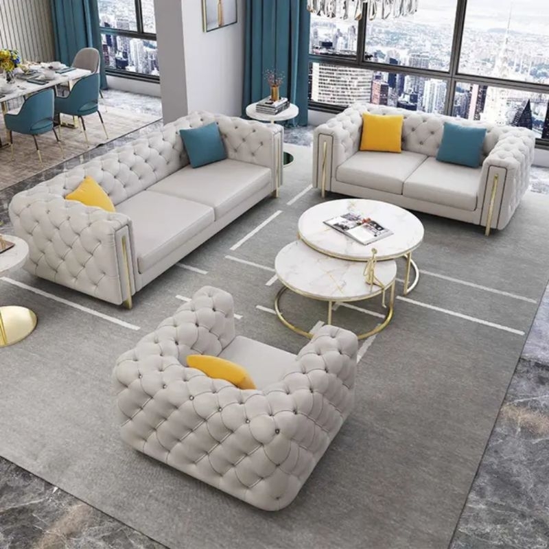 sofa mewah 321 seater - sofa ruang tamu minimalis - furniture set mewah