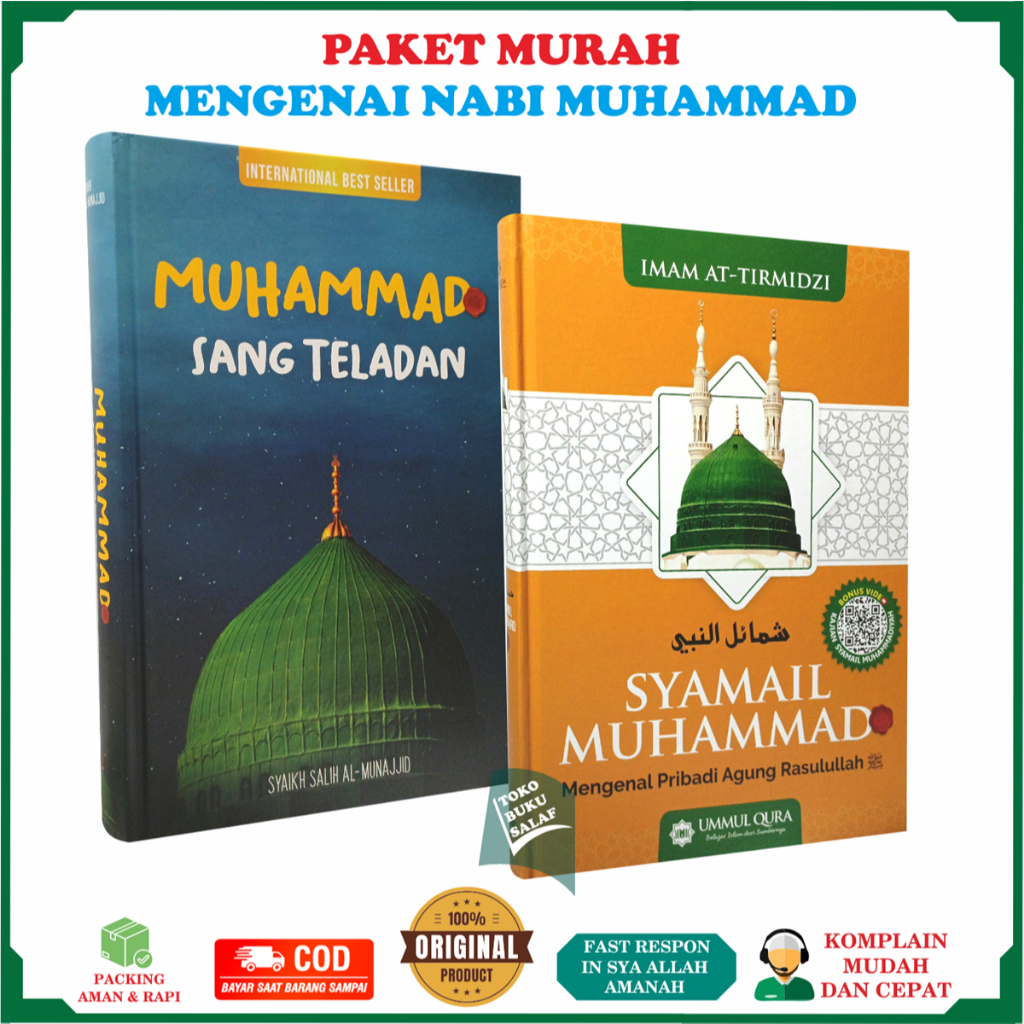 PAKET 2 BUKU Muhammad Sang Teladan Dan Syamail Muhammad Mengenal Pribadi Agung Rasulullah