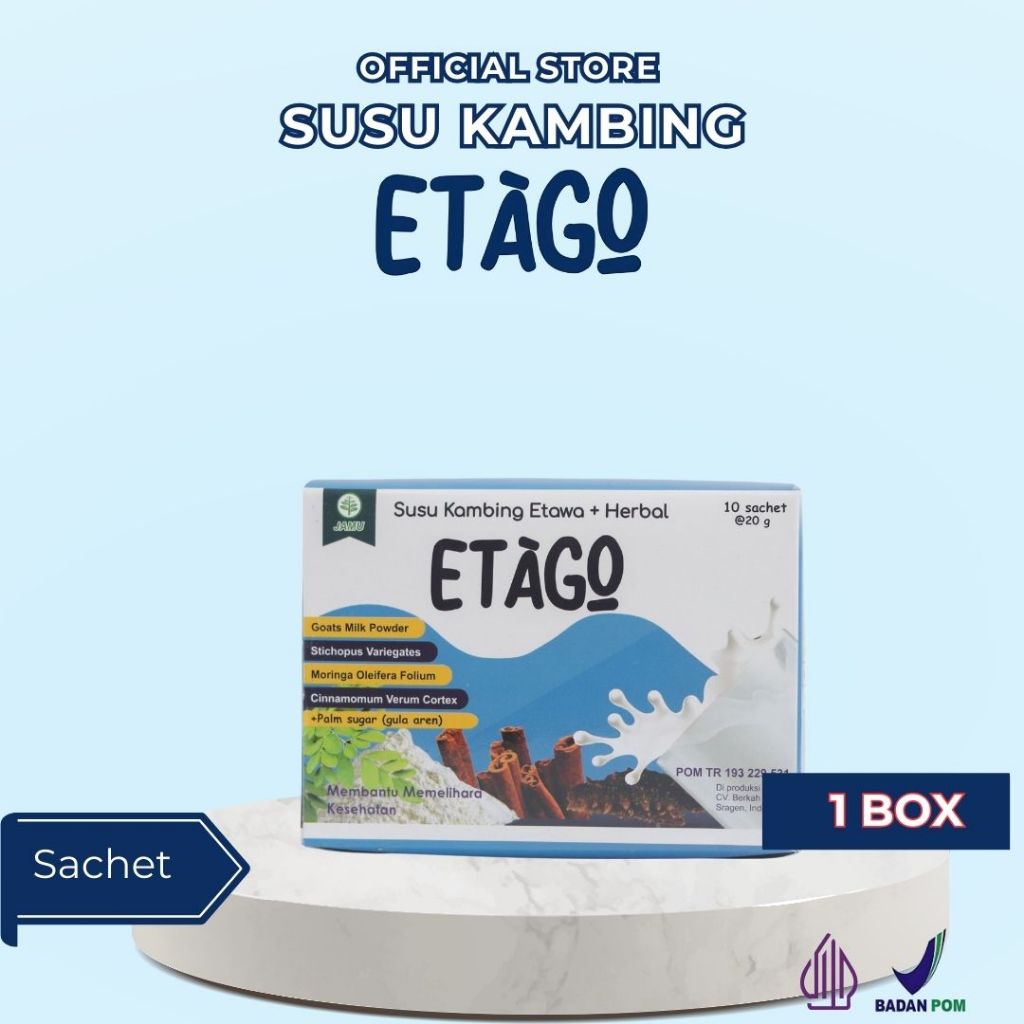 

Susu Kambing Etawa+ Herbal Etago Sachet
