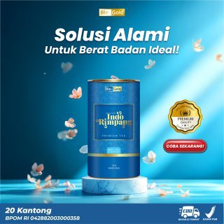 

Teh INDO RIMPANG BIO GOLD Premium Tea Bahan Herbal Alami Resep Ala JSR Bantu Mengatasi masalah menstruasi secara efektif.
