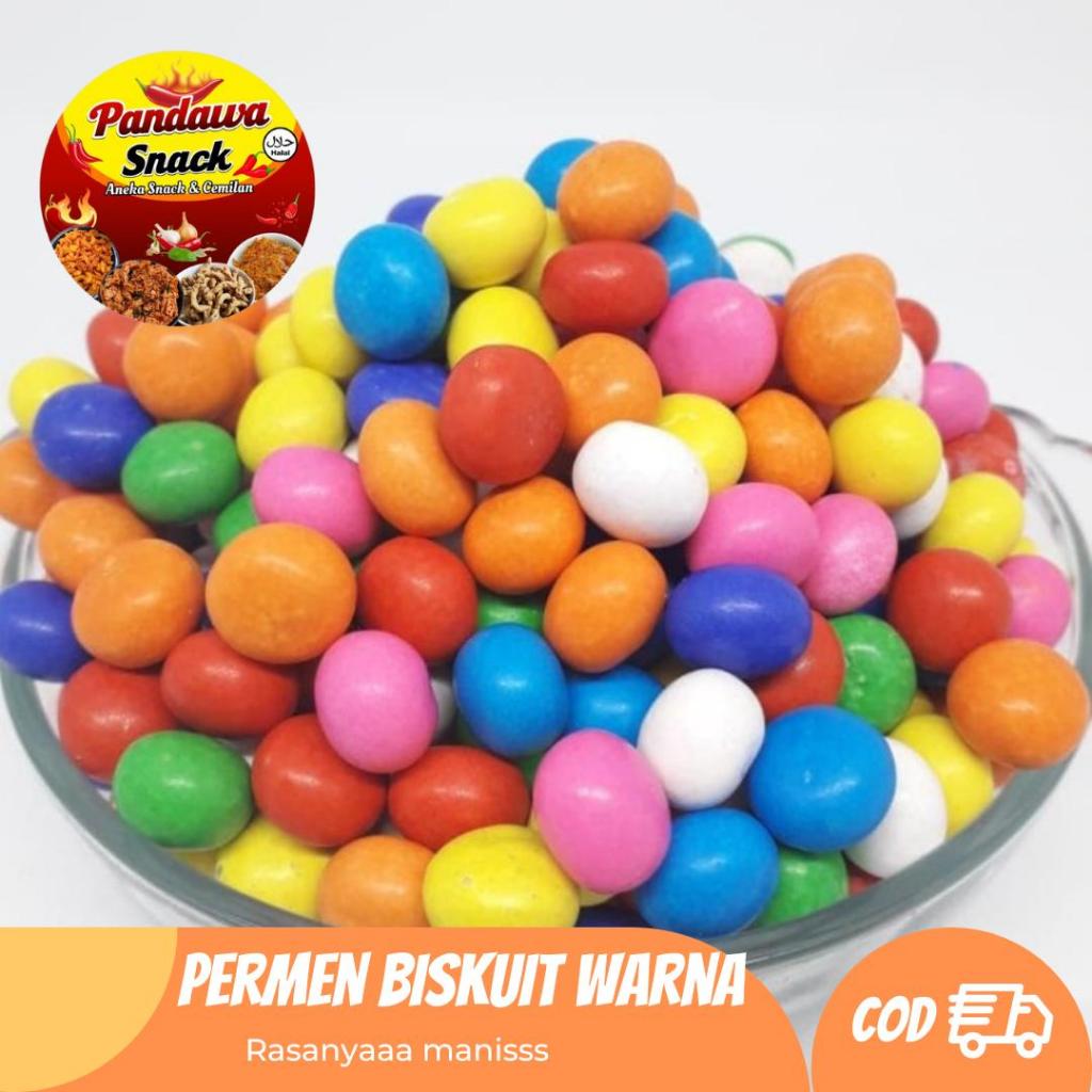 

Biskuit Coklat Warna-Warni Permen Manis untuk Camilan - Candy