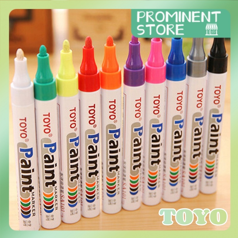 

Spidol Warna Spidol Ban TOYO Paint Marker Paint Tahan Air dan Anti Luntur