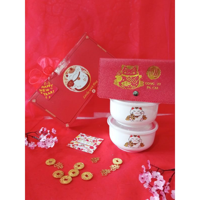 hampers imlek keramik set imlek mangkok imlek mangkok cny 2025