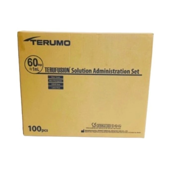 Infus Set Dewasa Terumo / Infus Set Anak ISI 100 Selang Infus Infusion Set Infuset