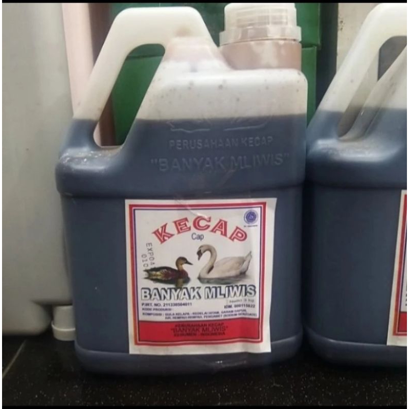 

KECAP MANIS BANYAK MLIWIS KEMASAN 3KG. NEW