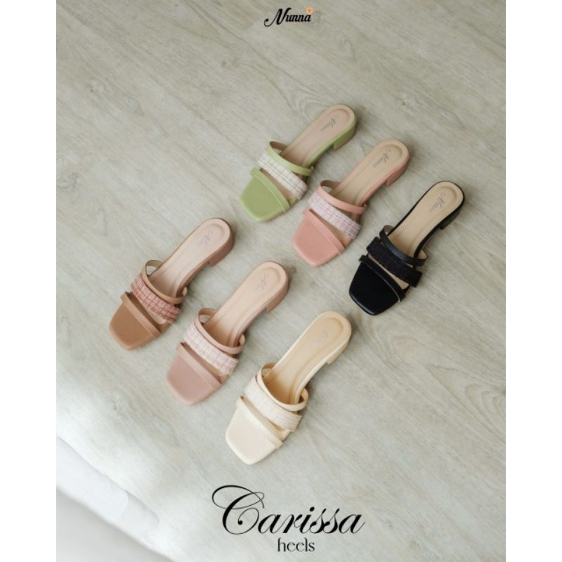 Dilovable.id | CARISSA HEELS SANDAL WANITA HELLS TAHU SANDAL ELEGANT BERKUALITAS ORI BY. NUNNA BAG &