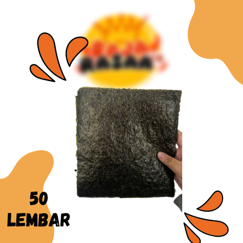 

SUSHI NORI POLOS 50 LEMBAR GRADE B