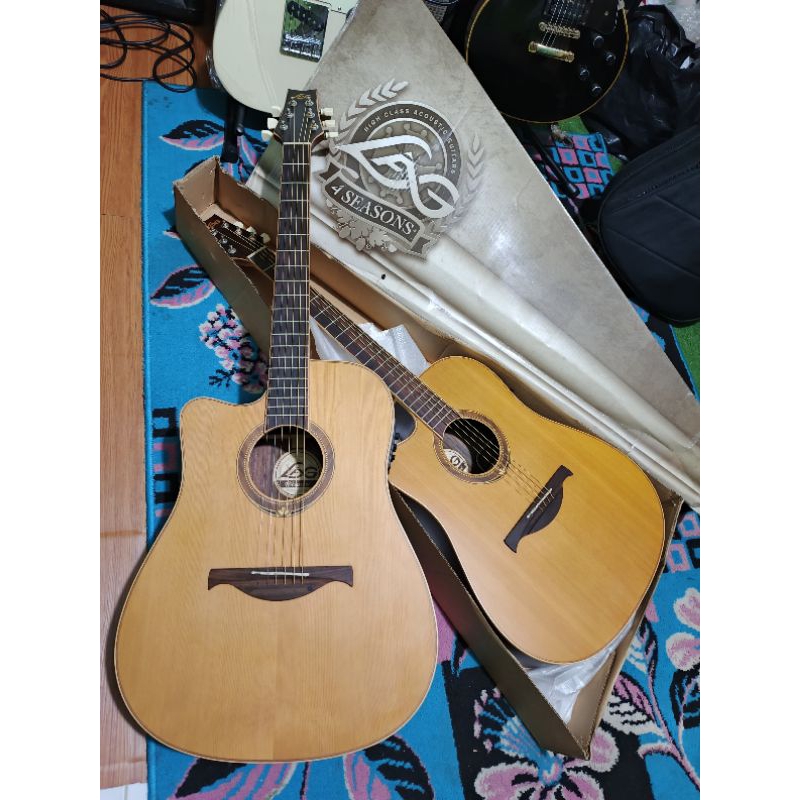 Gitar LAG 4 Season 300D Left Handed atau kidal