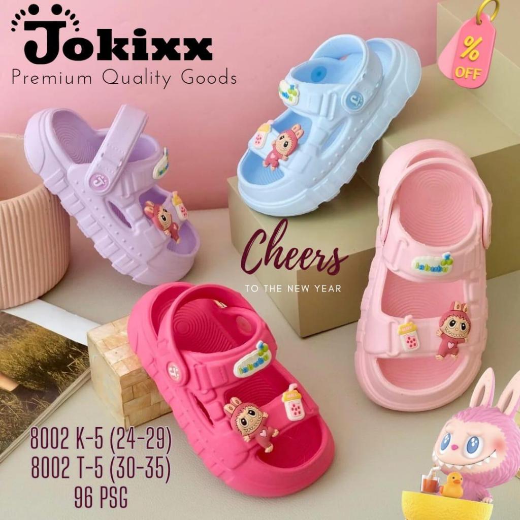 Sandal Selop Anak Cewek Sandal Balita Sandal Labubu Warna Ungu Biru Pink fuschia Lucu Pastel Karakte