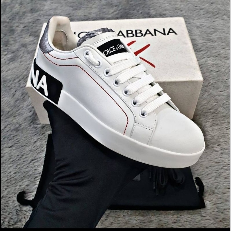 Dolce & Gabbana Portofino Leather Sneakers