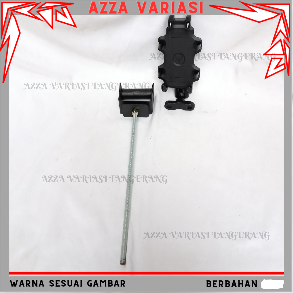 PAKET HOLDER GPS HP NINJA GSX CBR ZX25R PHONE HOLDER MOTOWOLF ALUMUNIUM STANG MOTOR BRAKET BRACKET B