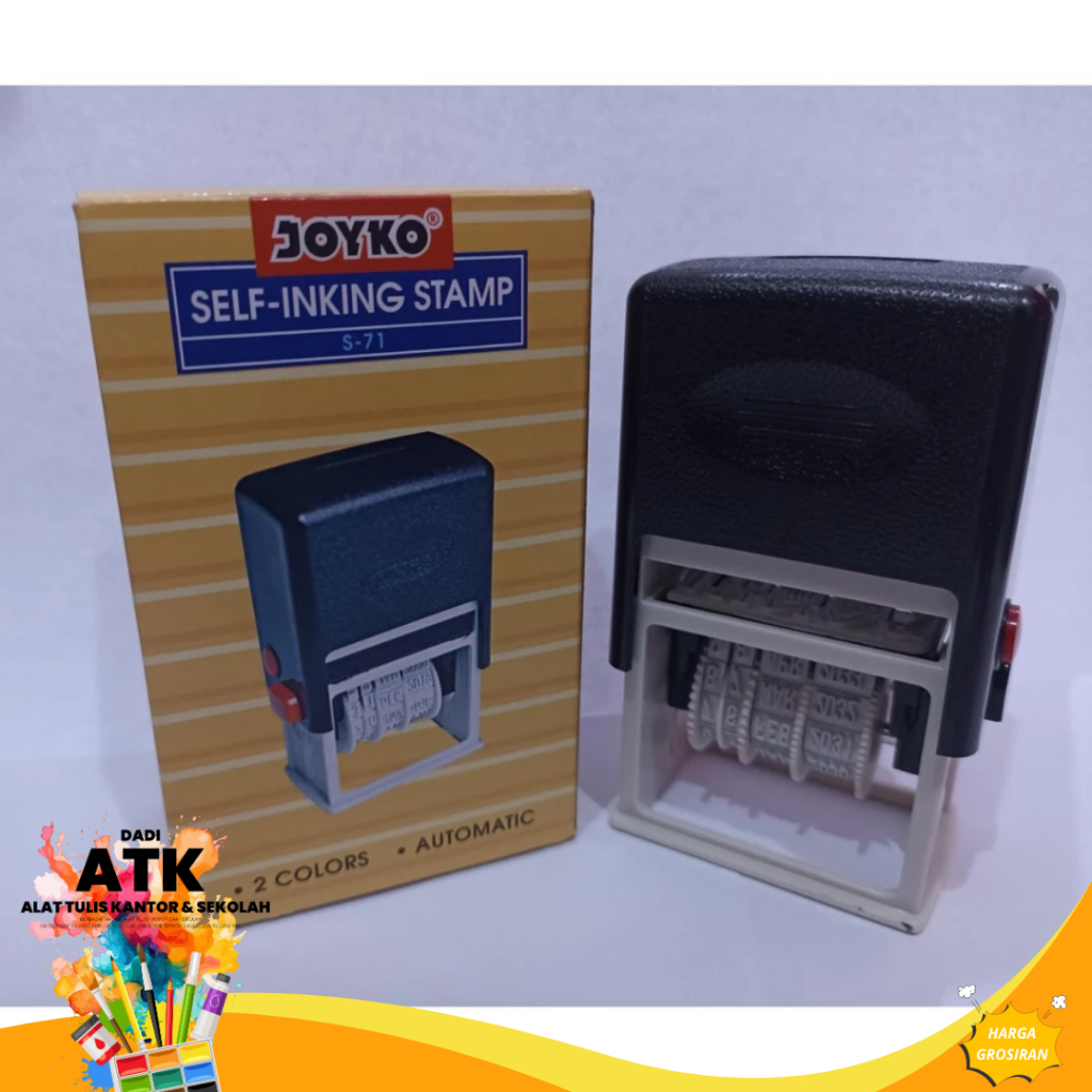 

Stempel Lunas & Tanggal Joyko S-71 – Stamp Kantor Praktis dan Awet
