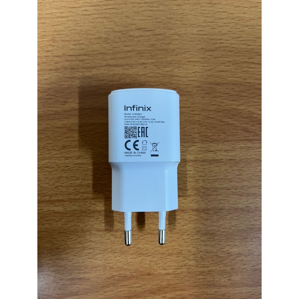 Charger 18 Watt Original Resmi Infinix Fast Charging