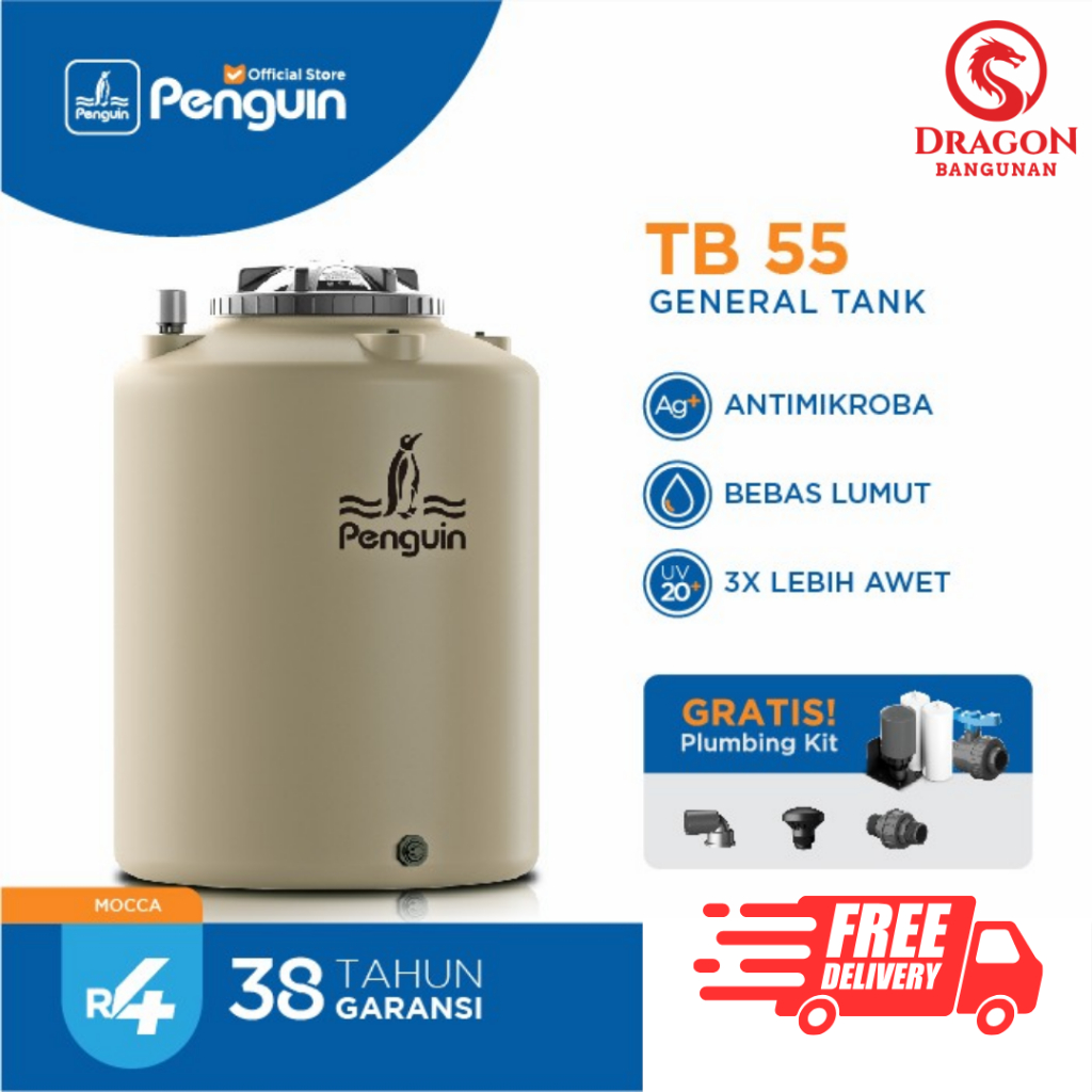 Penguin TB 55 Moca / Toren Penguin 500 Liter / Tangki Air Penguin 500 Liter