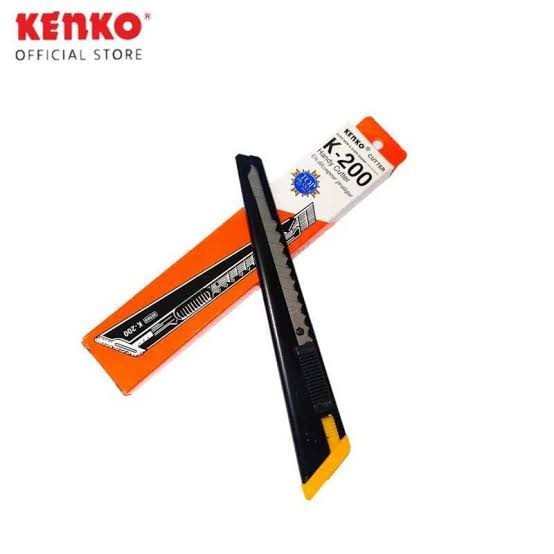 

[1 Pcs] Pisau Cutter Kenko K-200 / Alat Potong Pemotong / Handy Cutter Kenko K-200