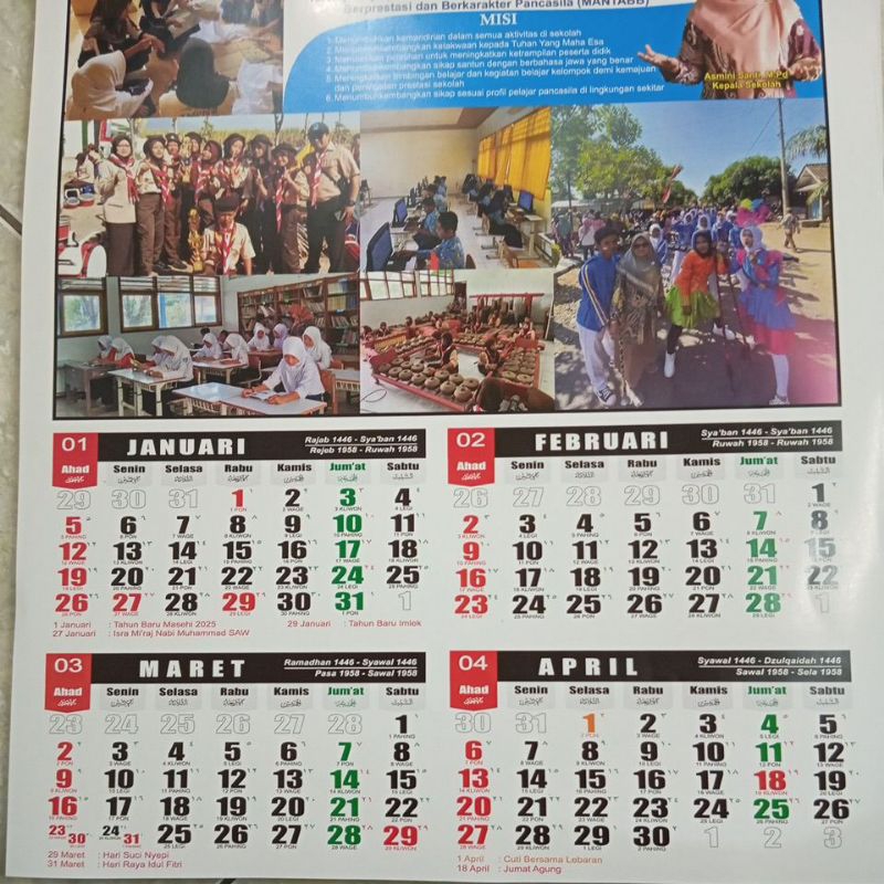 

Kalender dinding A3+