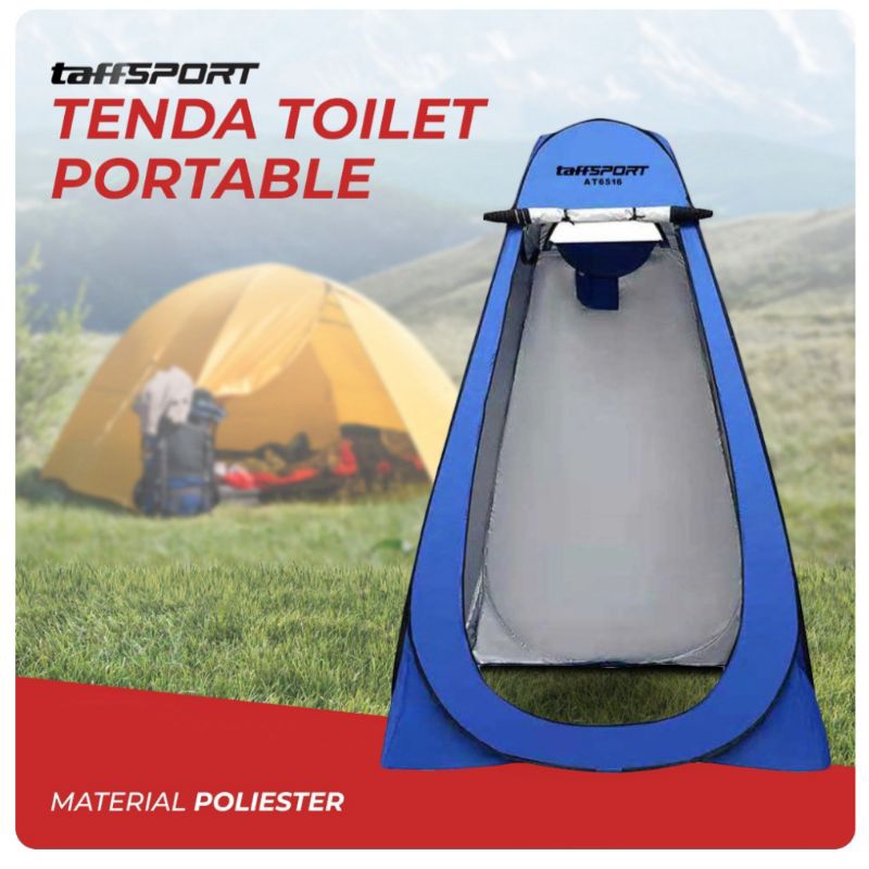 Tenda toilet lipat portabel / tenda emergency / tenda toilet otomatis membuka