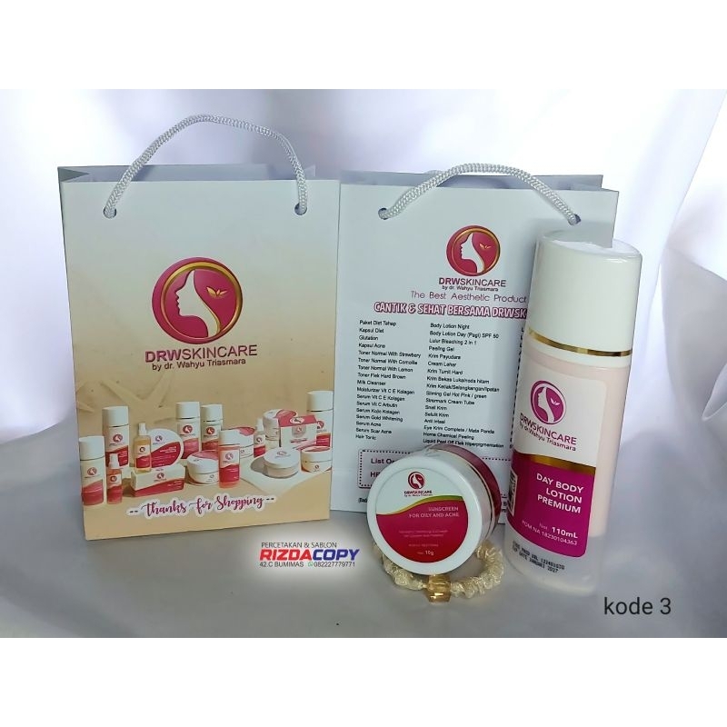 

PAPERBAG MURAH DRWSKINCARE || kode 03