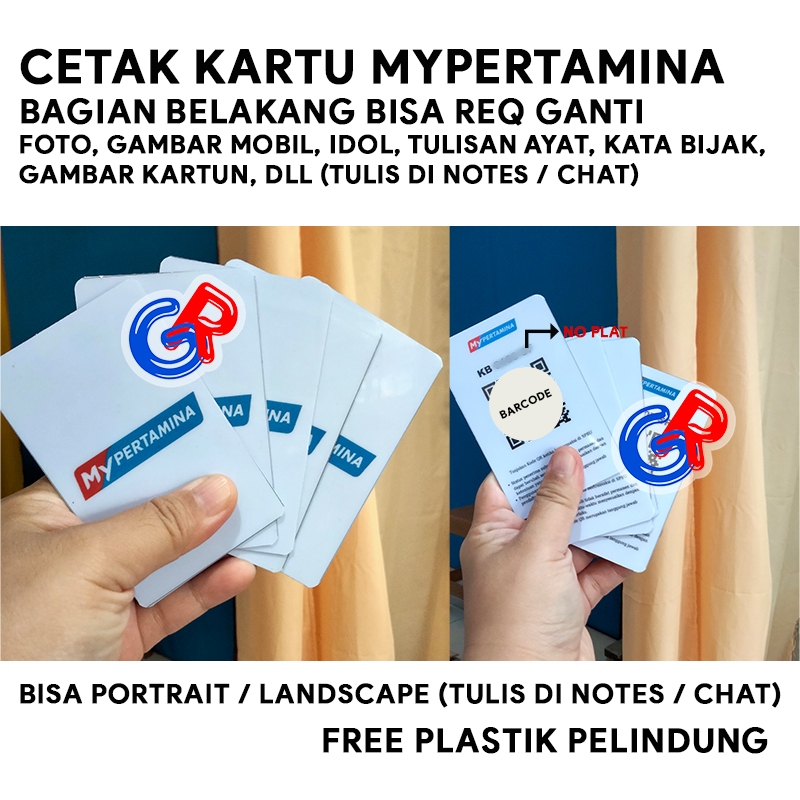 

CETAK KARTU MYPERTAMINA SEHARI JADI BISA CUSTOM Tambah Foto Bisa Cetak Satuan