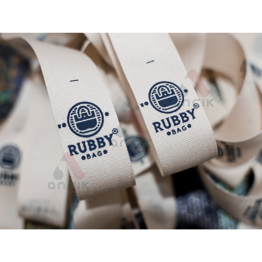 label piterban import katun halus/pengganti woven