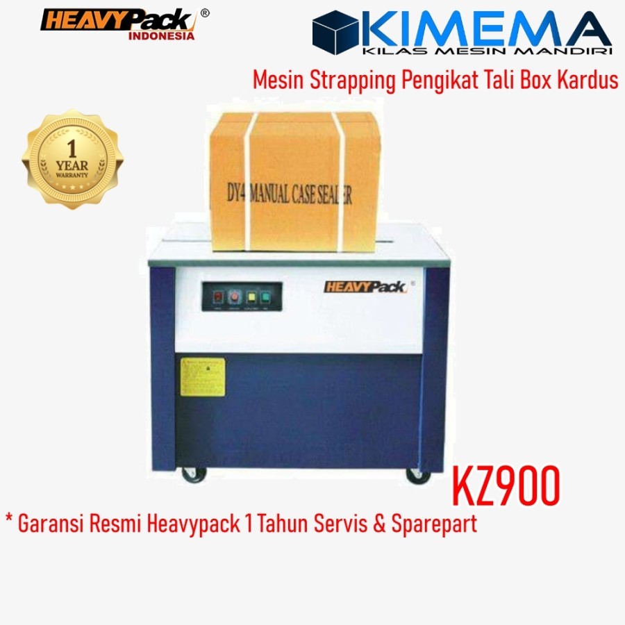 Mesin Strapping Pengikat Tali Box Kardus HEAVYPACK KZ900