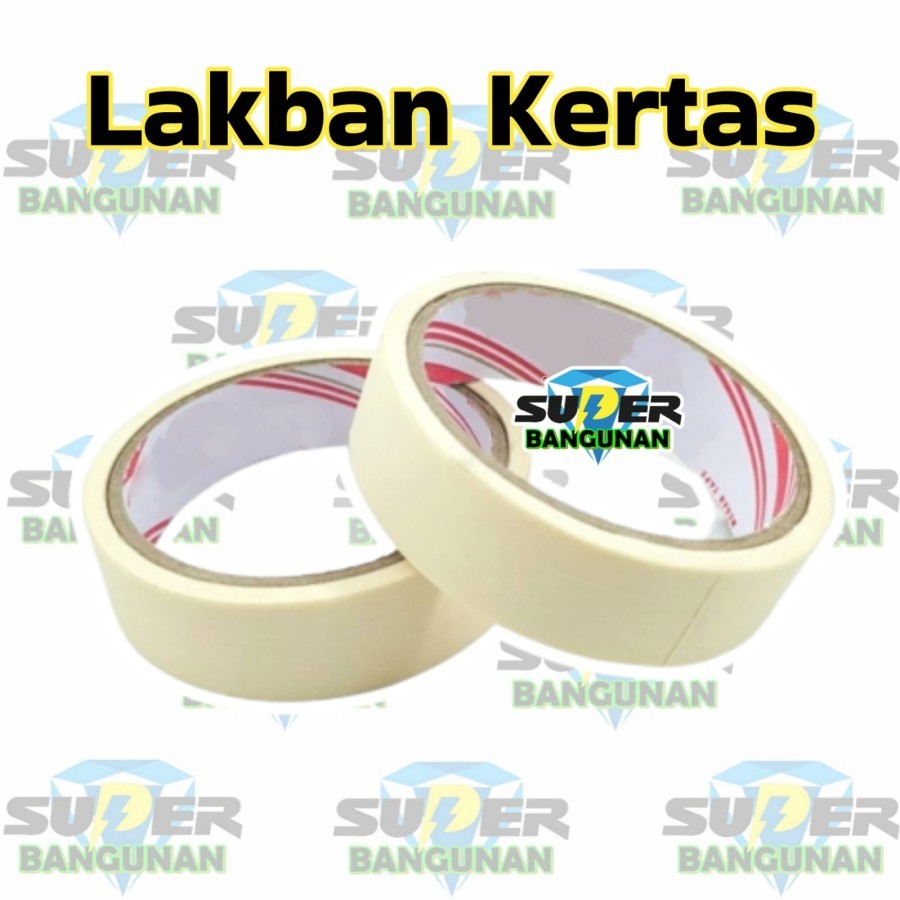 

Lakban Kertas / Masking Tape / Paper Tape / Solatip Isolasi Kertas