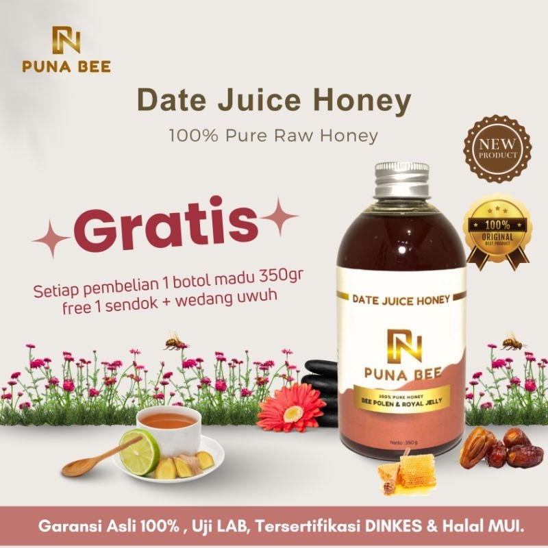 

PUNABEE DATE JUICE HONEY MADU WITH EXTRA BEE POLLEN & ROYAL JELLY
