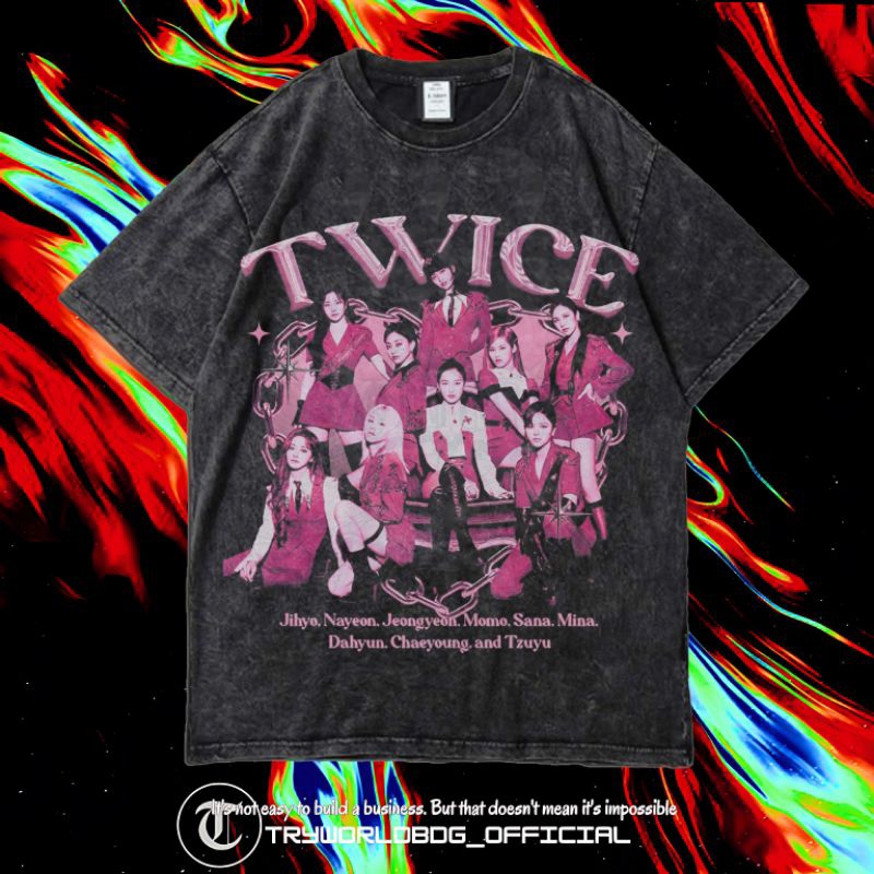 KAOS OVERSIZED / KAOS WASHED / OVERSIZED T SHIRT / KAOS TWICE WASHING VINTAGE TEE