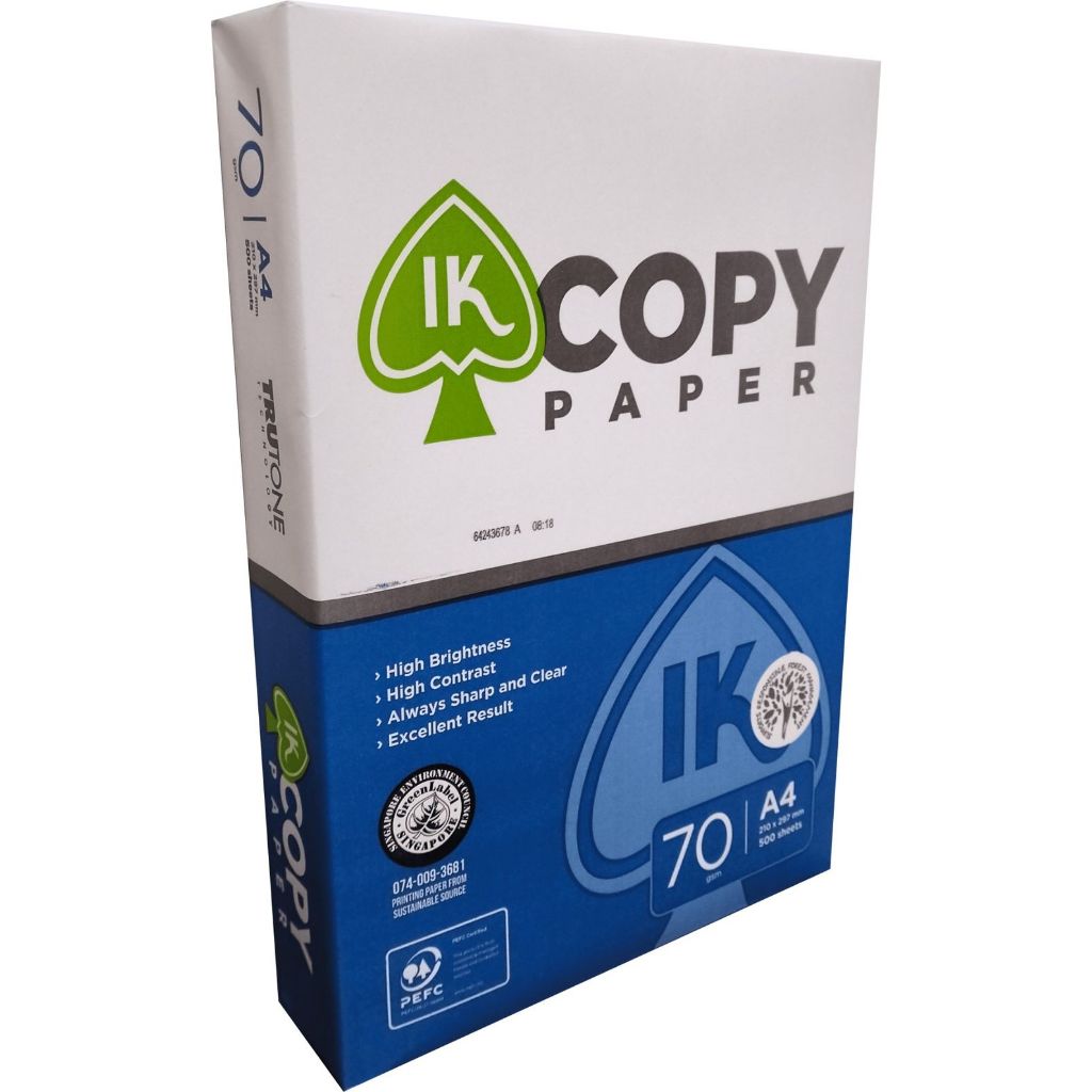 

HVS 70 GR A4 IK Copy (kertas potocopy, print & cetak offset)