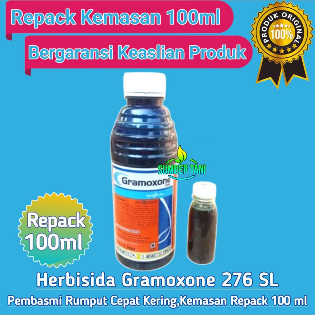 

Gramoxone 276 SL Pembasmi Rumput Cepat Kering Kemasan Repack 100ml