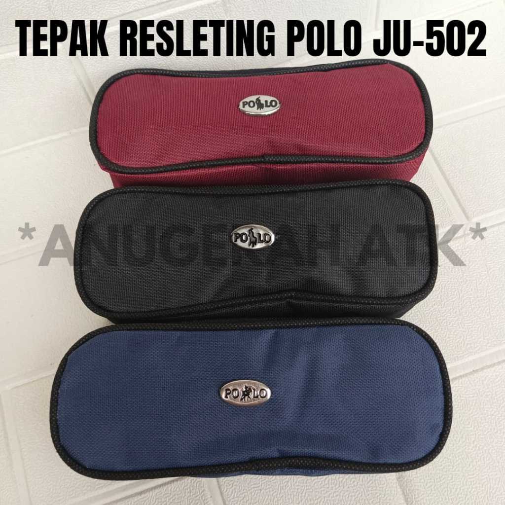 

Tepak / Tempat Pensil Resleting Polo Kecil JU 502