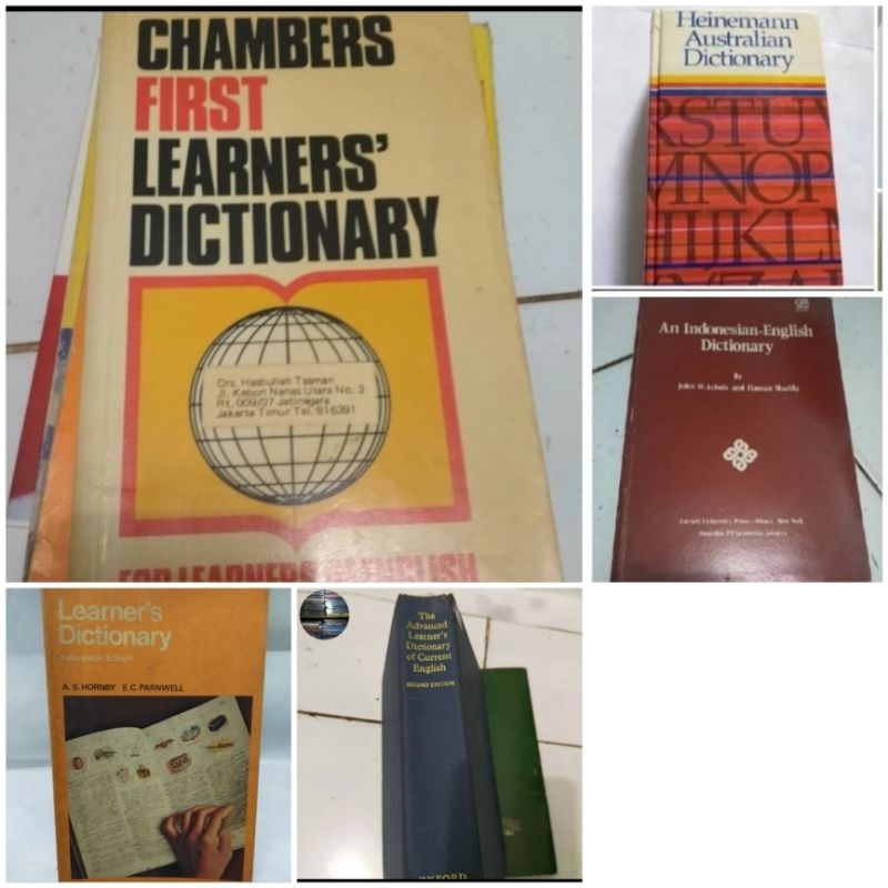 Original Chambers first learners dictionary Heineman Australia dictionary An Indonesian English dict