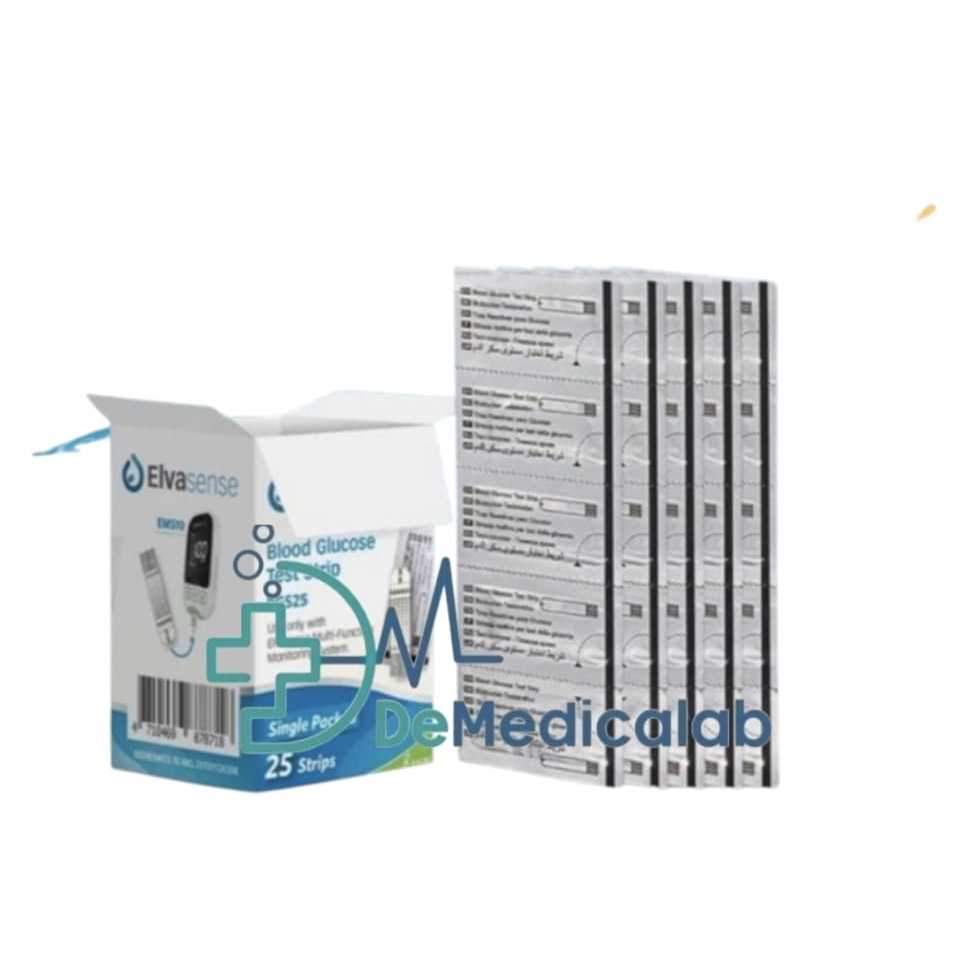 Strip Gula Darah Elvasense Glucose Refil Gula Darah Strip Elvasense isi 25