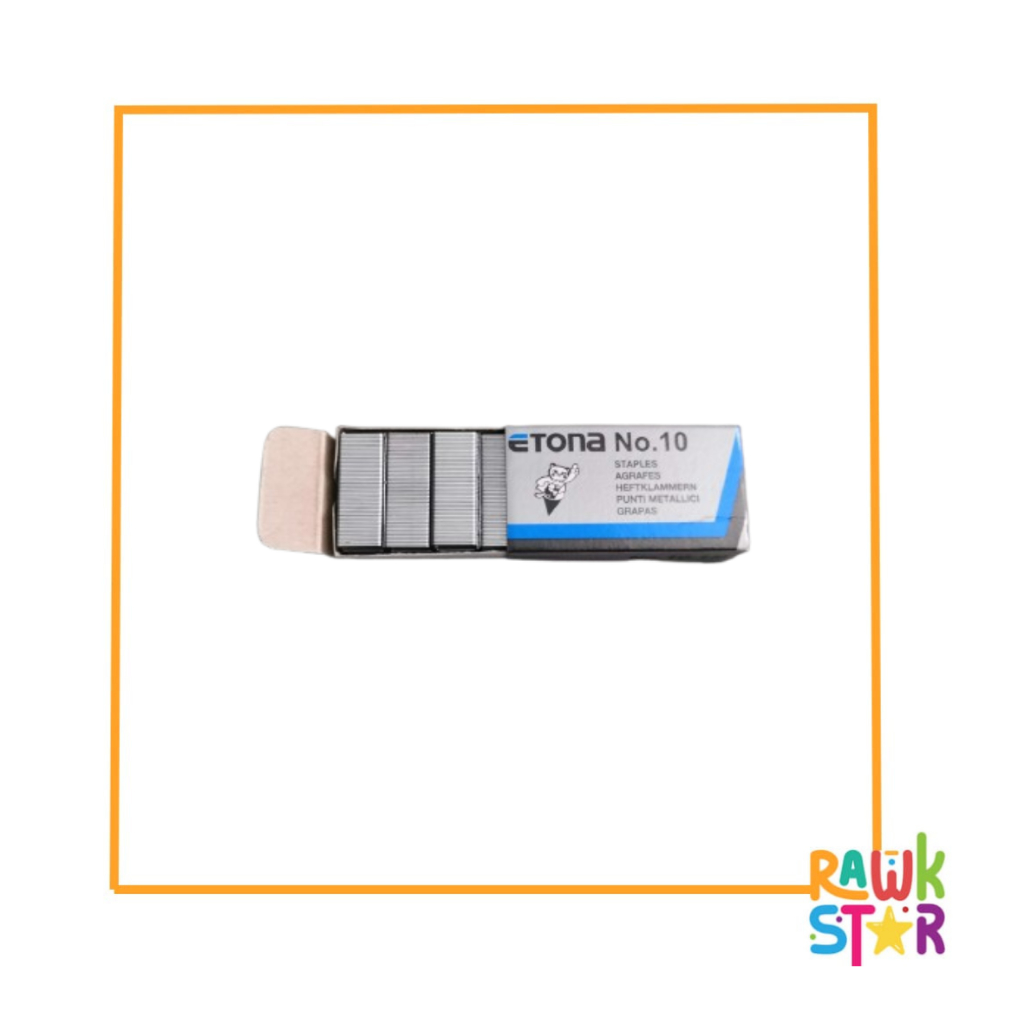 

Isi Stapler Staples Hekter No. 10 Etona 1 Box
