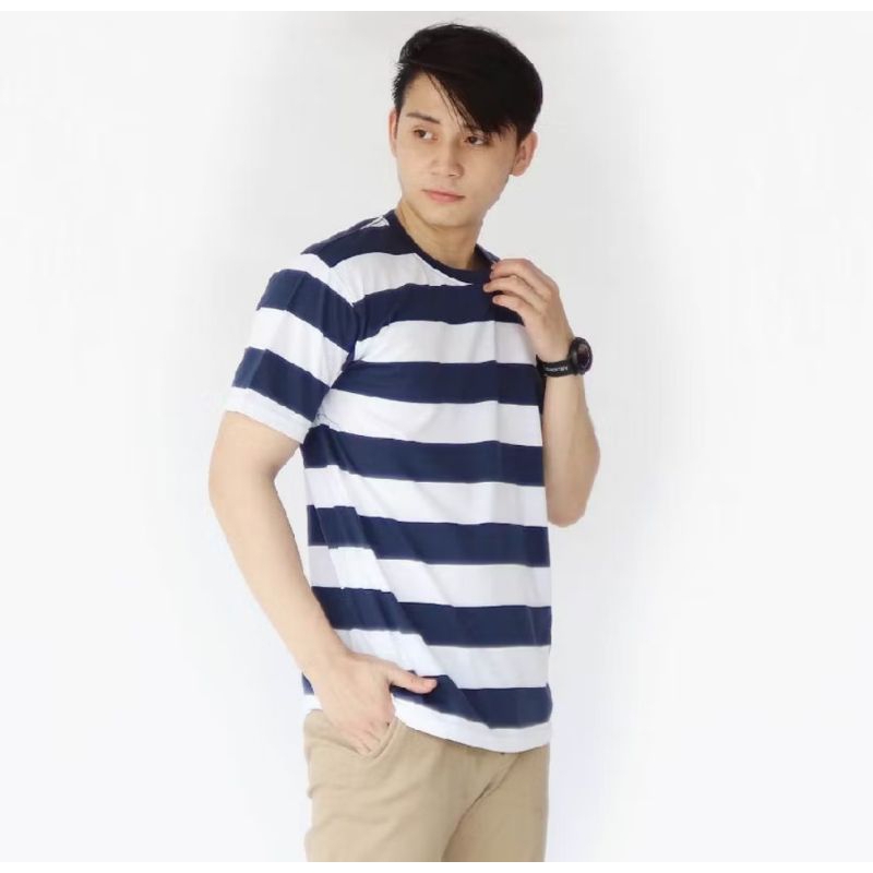 KAOS SALUR PRIA LENGAN PENDEK / KAOS STRIPES PRIA  KEREN / KAOS SALUR LENGAN PENDEK PRIA  KEKINIAN