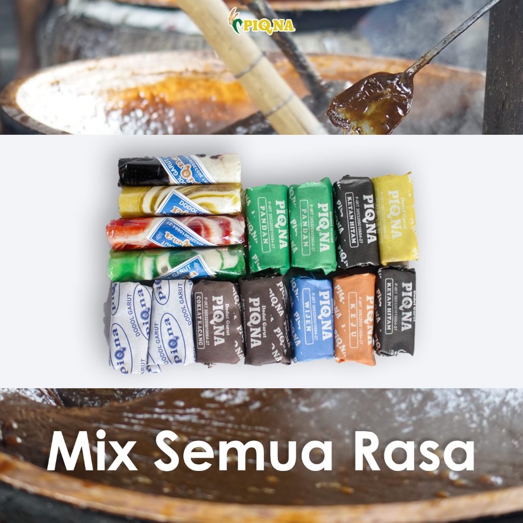 

DEB PIQNA Dodol Garut Mix Varian Rasa / Dodol Asli Khas GARUT g