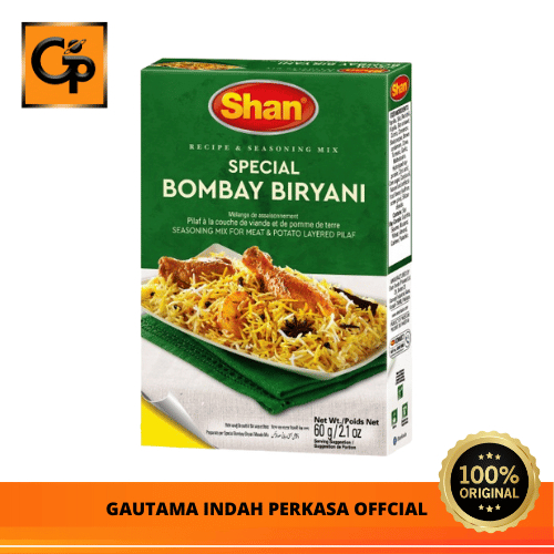 

BUMBU SIAP PAKAI SHAN SEASONING BOMBAY BIRYANI 50 G