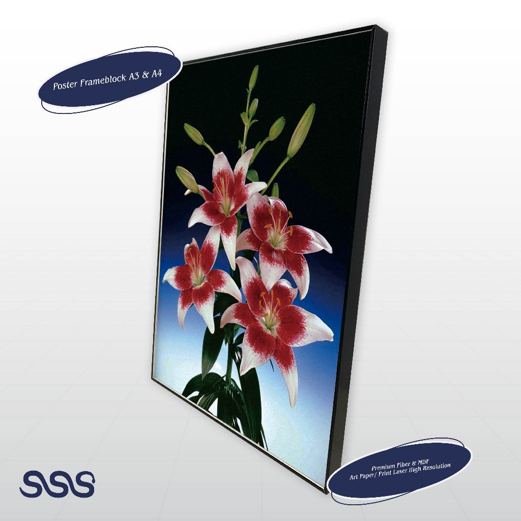 POSTER BUNGA / AESTHETIC POSTER / POSTER FRAMEBLOCK