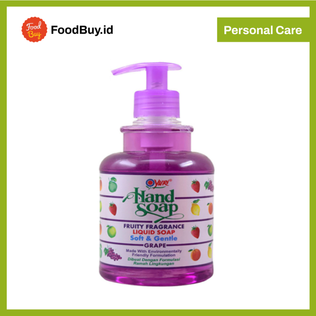 Yuri Hand Soap Liquid Soap Grape Pump 410ml
