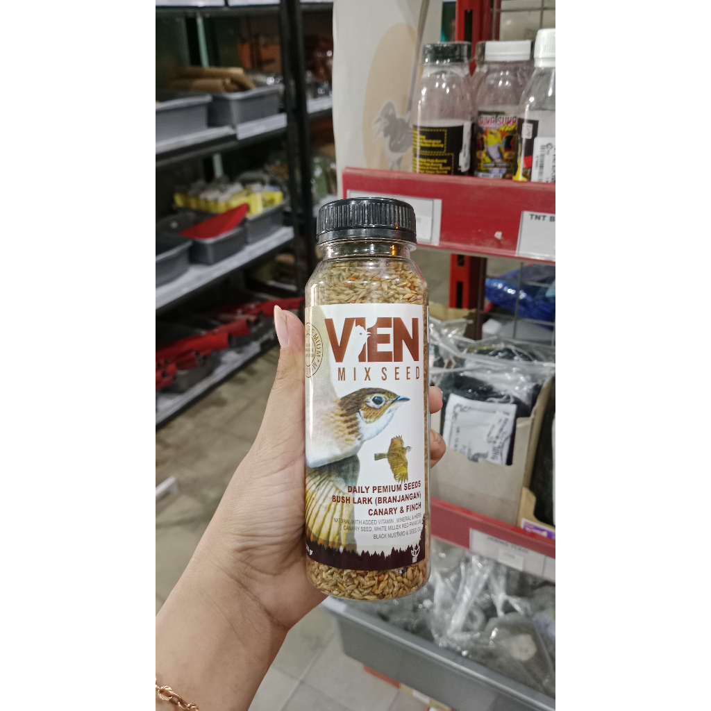 

VIEN MIX SEED 200GR PAKAN PENGGACOR BRANJANGAN LARK DAN KENARI