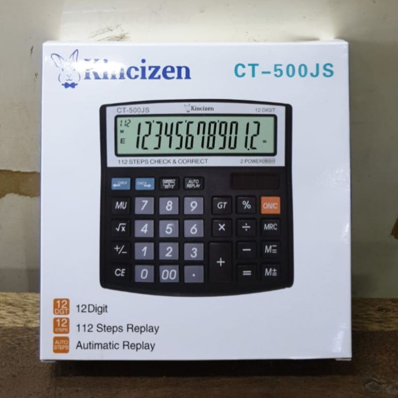 

KINCIZEN KALKULATOR 12 DIGIT CT 500JS